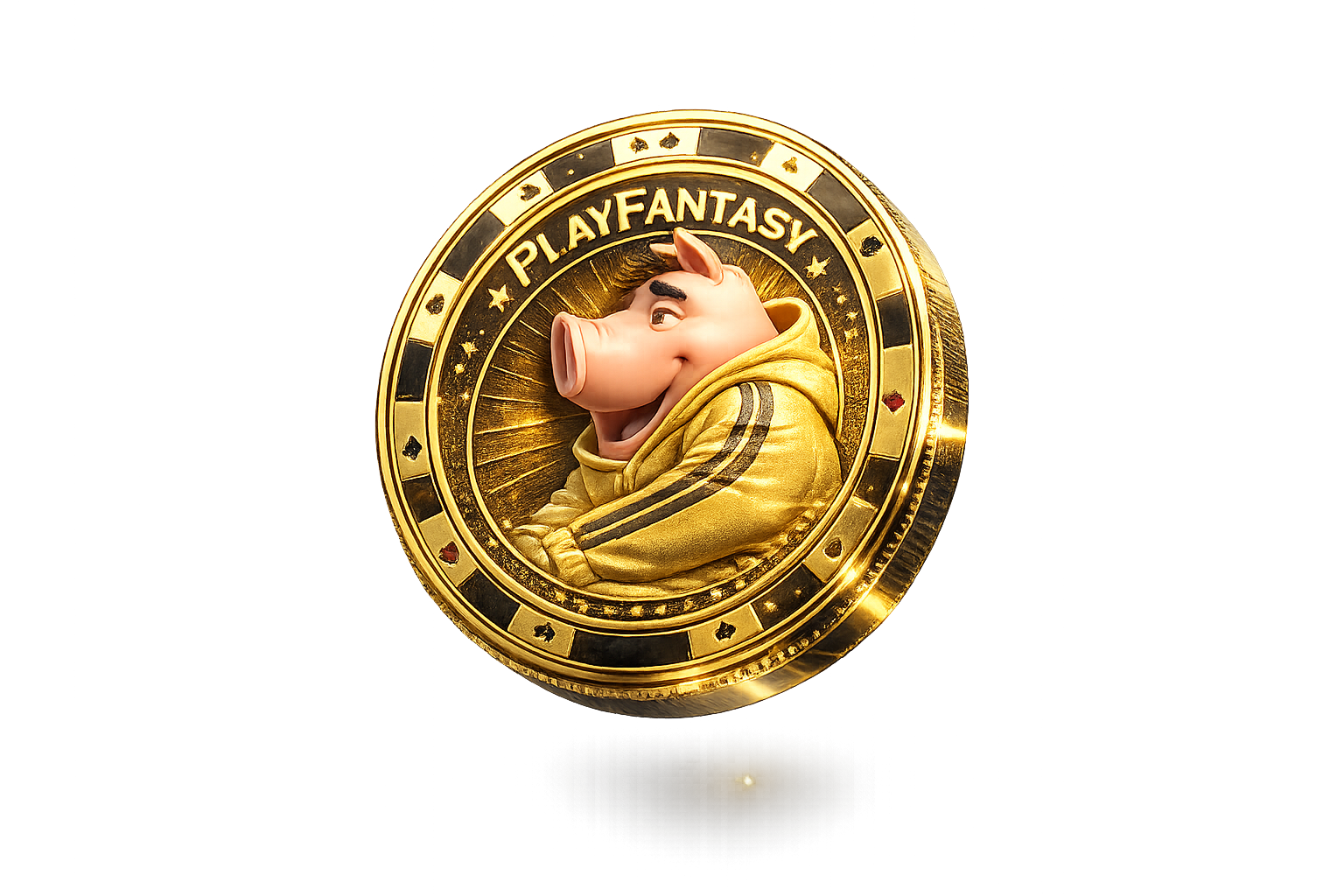 Floating coin