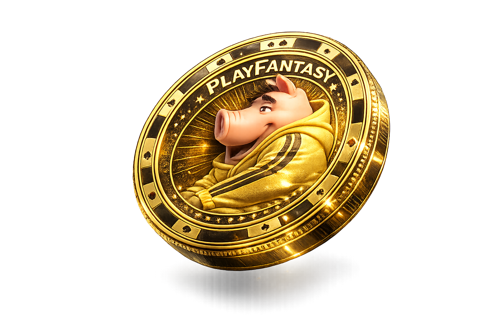 Floating coin
