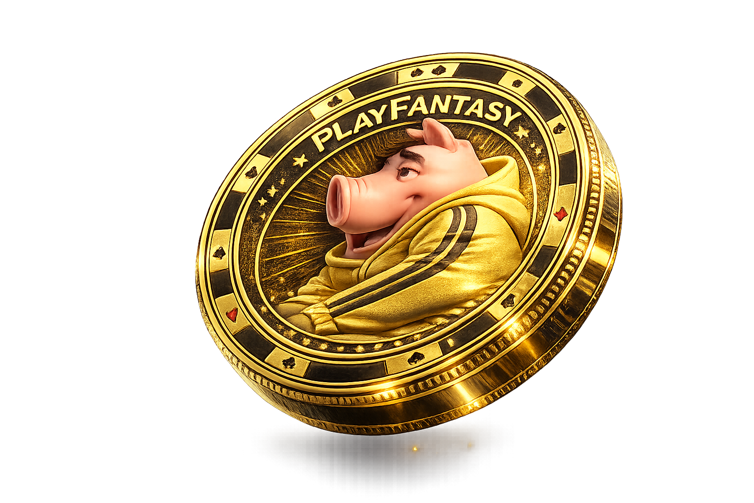 Floating coin